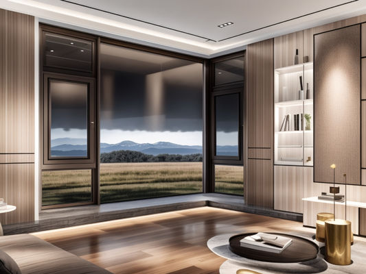 OEM Contemporáneo de Aluminio Casement Windows marco personalizado