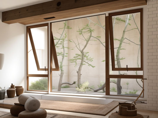Perfeccionado con doble ventana de doble tapa de aluminio innovador