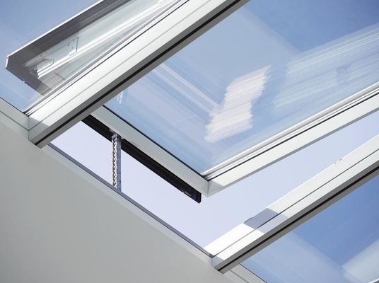 OEM / ODM Aluminio aislamiento de ventana hacia afuera Ventana de apertura superior colgada