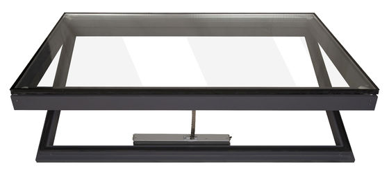 Diseño de vidrio aislado de ventana de aluminio con tapa de aluminio