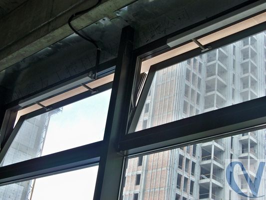 Cuadro de aluminio de origen OEM Ventana de vidrio fija Casement Función insonorizante