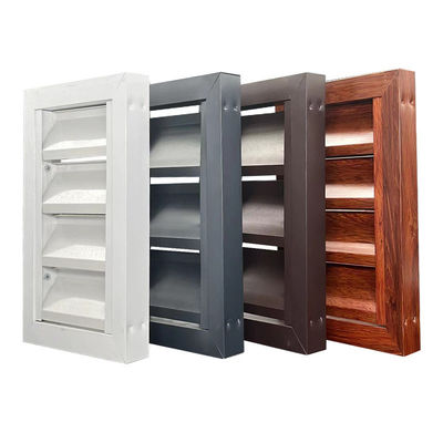 Ventanas de aluminio moderno personalizadas con ventanas de fibra de vidrio