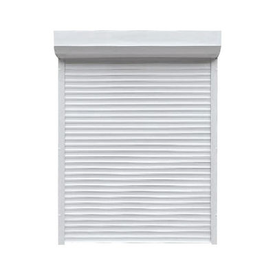 Puertas rodantes de aluminio a prueba de viento Puertas con persiana de rodillo de almacén ODM