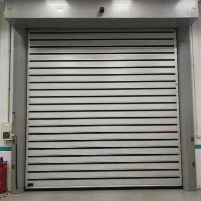 Puerta de aluminio moderno con persiana de aluminio a prueba de fuego