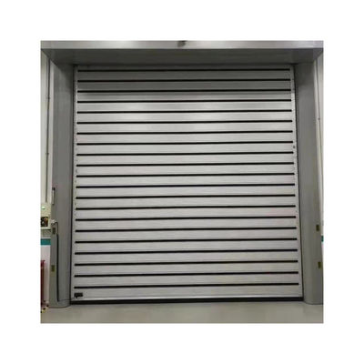 Puerta rodante de aluminio residencial OEM / ODM Cerradura electrónica a prueba de fuego