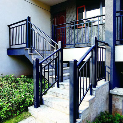 OEM de aluminio contemporáneo escalera barandilla a prueba de óxido fácil de instalar