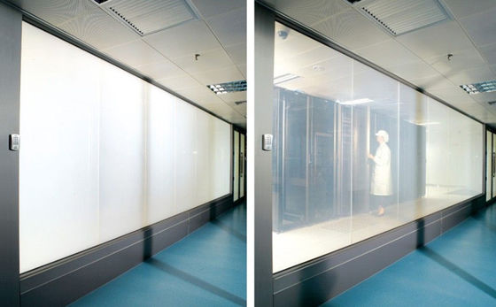 Vidrio de privacidad intercambiable a medida Vidrio opaco eléctrico para ventanas Puertas Casillas de ducha