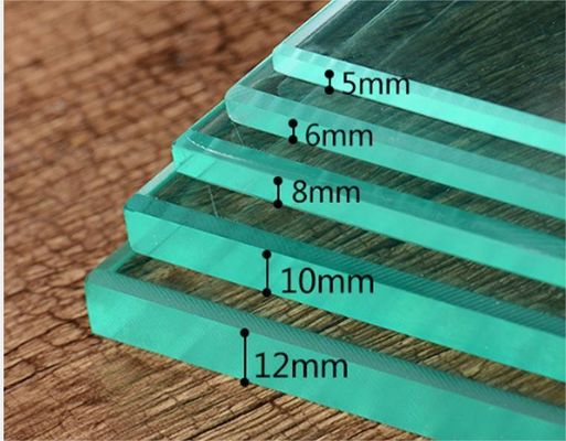 GP-001 Paneles de vidrio templado de seguridad transparente de 3 mm-19 mm